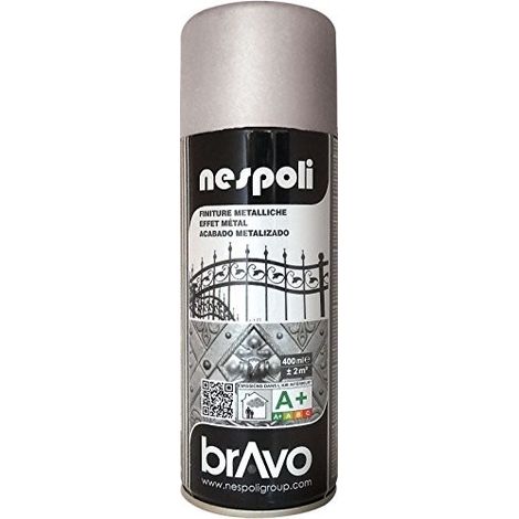 'BRAVO'' SMALTO ACRILICO GRIGIO ARGENTO DIAMANTATO 400ML