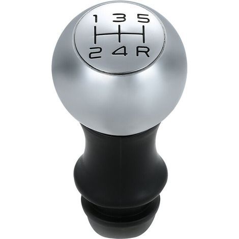 Knob De Levier De Vitesse - En Alliage D Aluminium - Compatible Avec Boîte Manuelle 5 Vitesses - Pour Peugeot 106 206 207 306 307 407 408 508 807 - 1 Pièce