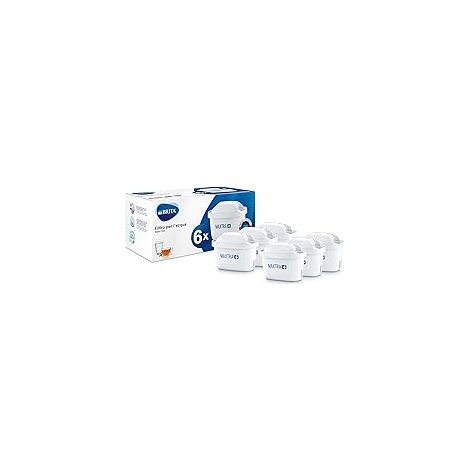 Filtro per acqua potabile BRITA Maxtra+ per caraffa, 100 L, 6 filtri, bianco