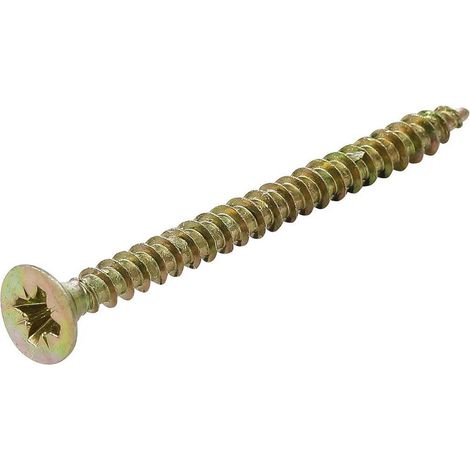 Vis Multifonctions Cruciforme PZ2 4 x 50 mm - Lot de 125 pcs - Acier Résistant et Polyvalent,  - D-Work