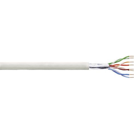 LogiLink CPV001 Netzwerkkabel CAT 5e F/UTP 4 x 2 x 0.205 mm² Grau 100 m
