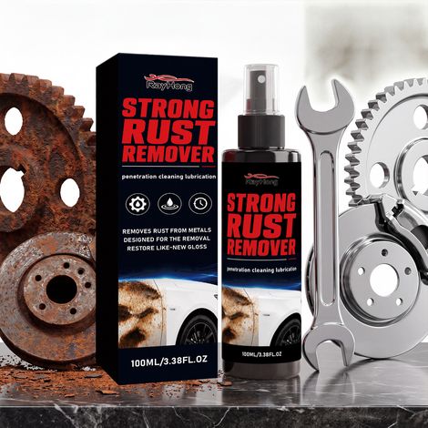 Rostentferner für Karosserien und Felgen – schonendes Reinigungsmittel zur Rostentfernung, Reinigung und Glanzverbesserung von Metall – 100 ml -- DTEKGAZ (1/5)