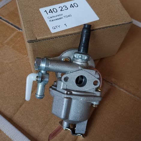 Carburateur d'origine pour moteur Mitsubishi TD40, référence 15001-2525, type à membrane, alimentation précise en carburant, entretien facile (1/4)