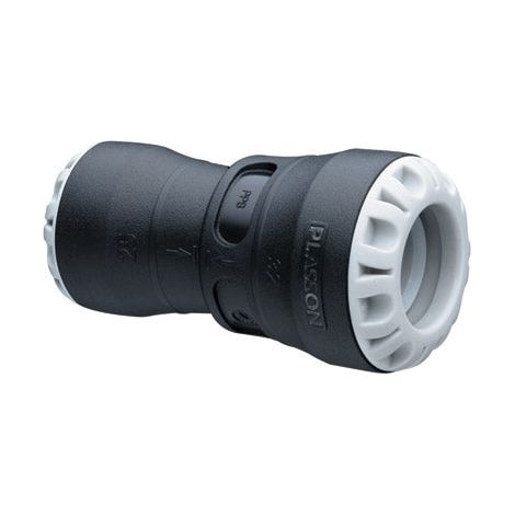 Plasson Reducing Coupling 25mm x 20mm - Push-Fit Plumbing
