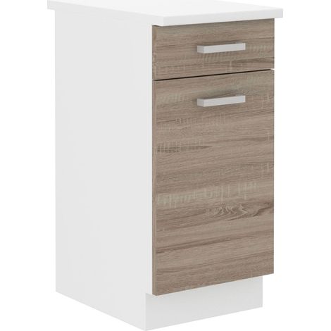 Küchen Unterschrank 40 cm für das Modell „Dave 240 Eiche Sonoma Trüffel“ (1/5)