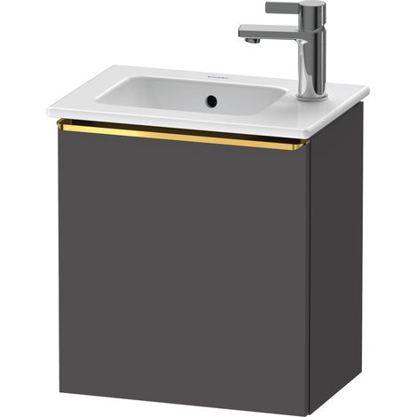 Duravit D-Neo lavabo suspendu, 410x440x274mm, 1 porte, charnières