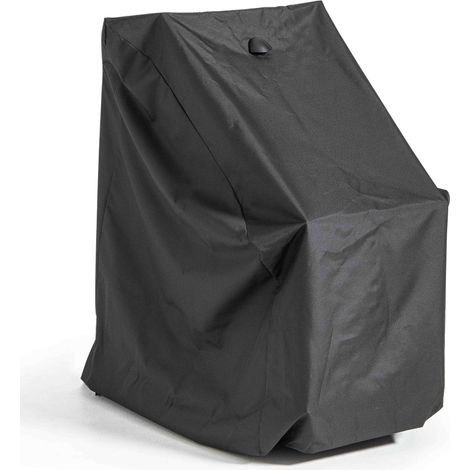 Oviala – Housse de protection chaise de jardin 66x66x120cm – Tissu polyester 160g/m² imperméable – Traitement anti-UV et aérateur anti-condensation