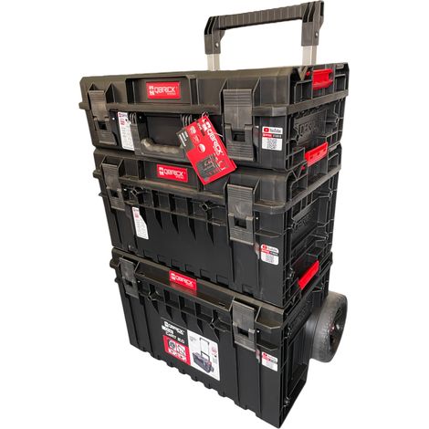 Qbrick System ONE 2.0 Technology Set No. 1 Carrello portautensili + ONE 200 2.0 Technology + ONE 350 2.0 Technology + ONE Cart 2.0 IP66 105,4 l 640 x 440 x 900 mm