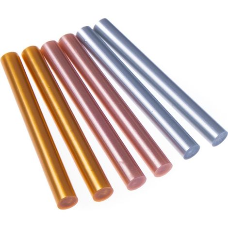 Cartouches de colle métallique pour pistolet à colle, 11 mm, lot de 6 (1/2)