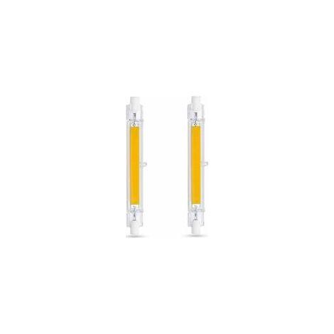 Ampoule LED R7S 118 mm 10 W 220 V Blanc chaud 3000 K, 1000 lm, équivalent à une ampoule halogène R7S J118 80 W/100 W, non dimmab (1/5)