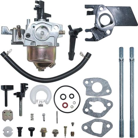 Kit de réparation joint, entretoise et boulon d'isolateur de carburateur compatible Honda GX160 GX200 5,5HP 6,5HP 16100-ZH8-W51, 16100-ZH8-W61 (1/5)