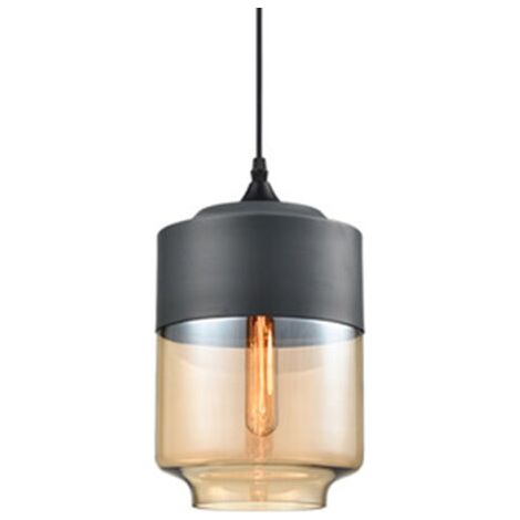 royaluxe- Lampe À Suspension Rétro Vintage Plafonnier En Verre Suspension Luminaire Moderne Pour Loft, Salon, Cuisine