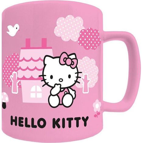 Hello Kitty Mug with Teddy Bear Cover, 440ml Capacity (1/3)