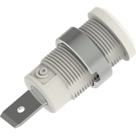 Electro PJP 3266-C-CD1-BC Sicherheits-Laborbuchse Stift-Ø: 4 mm Weiß 1 St. (1/3)