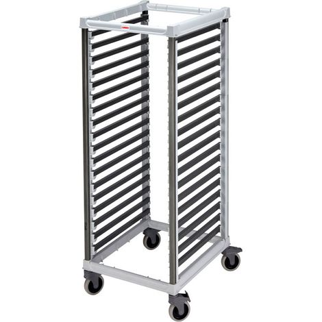 Echelle mobile GN2/1 - 18 niveaux GN - 83.5 x 64.5 x 170 cm - Gris Moucheté - Cambro