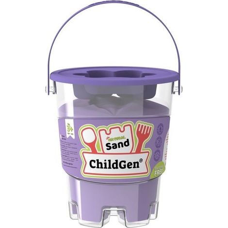 Kinetischer Sand mit Schimmel, natürliches Lila