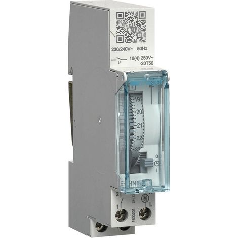 Hager EHN010 programmatori orari elettromeccanici 16A 230V