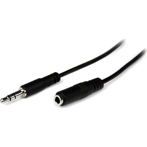 Startech.com 1m Kopfhörer-Verlängerungskabel mit 3,5mm Miniklinke und 3-poligem Stecker auf Buchse, lebenslange Garantie (1/5)