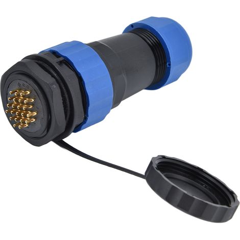 Écrou arrière du connecteur étanche IP68, prise d'alimentation aviation 250V 5A, câble à broches SP2822. (1/5)