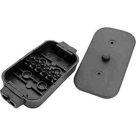 Maxter – Boîte de dérivation électrique pour remorque – 6 connexions 13/7 broches – Dimensions 145 x 75 x 30 mm – Protection contre courts-circuits