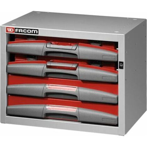 Facom Petit meuble profond 4 tiroirs fixes/amovibles F50000101