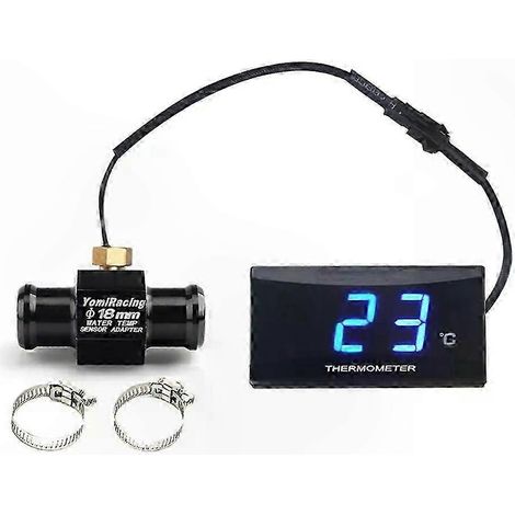 Adaptateur universel pour mini-manomètre de température d'eau de moto, compatible avec les scooters et les motos de course (1/5)