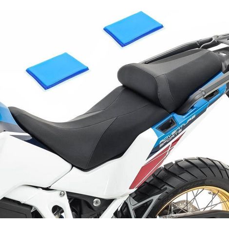 Selle confort Gel - Tourtecs TG14 - Compatible Honda Africa Twin 1100 - Support lombaire - Housse imperméable