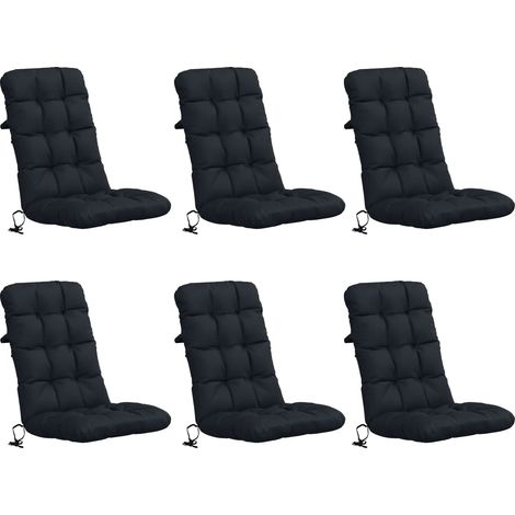 6-teiliges Hochlehner Kissenset VIANEN 6 pcs 100 % Polyester vidaXL