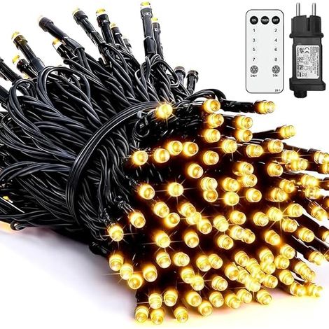 Tree Fairy Lights, 36 m 360 LEDs Indoor Outdoor String Lights with Remote Control, 8 Modes Waterproof for Home, Garden, Weddings and Parties, Warm White (1/5)