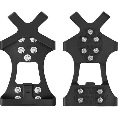Los crampones，ligeras estacas para la nieve，ofrecen un agarre firme y protección contra resbalones. Son ideales para practicar senderismo (1/5)