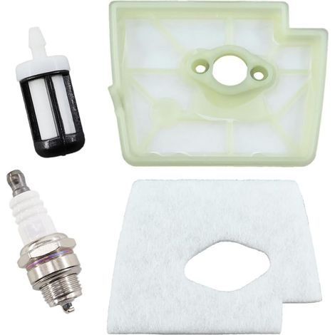 Prefiltro aria con filtro carburante e candela per decespugliatori Stihl FS160, FS180, FS220 e FS280 (codici articolo 4119, 120 e 1600). (1/5)