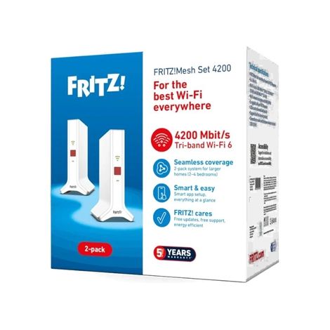 FritzRepeater Mesh Set 4200 2-pk WiFi6