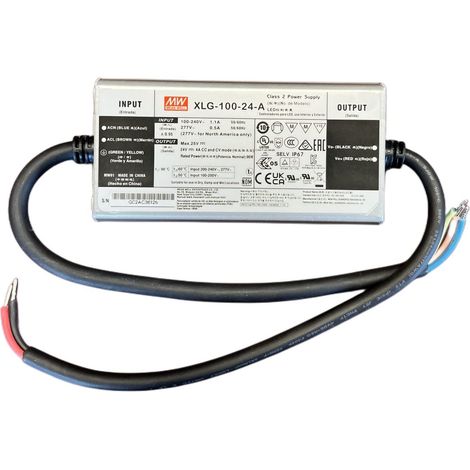 Alimentatore LED IP67 96W 24V 4A Input 220V 110V