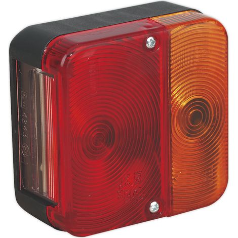 Sealey Rear Square Lamp Cluster with Bulbs 12V TB18 (1/2)
