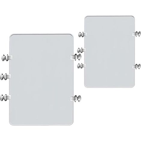 Organiseur de sac de plage en PVC, avec 5 clips, 30 x 20 x 2 cm, séparateur de rangement pour bagages, accessoire de voyage blanc pour les voyages d'été et les activités de plein air (1/5)