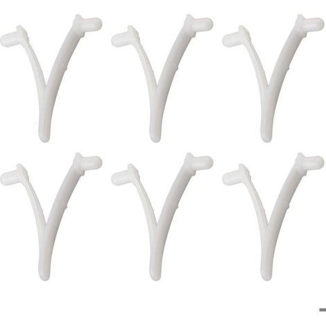 6 pièces pince papillon V pour piscine Spa brosse, rteau à feuilles, écumoire à feuilles, tête d'aspirateur (1/4)