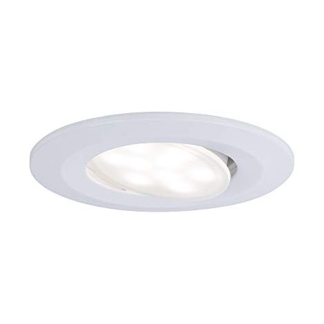 PAULMANN - CALLA 99926 - FOCO LED EMPOTRAR REDONDO - 1 X 6 W - IP65 - BLANCO MATE - FOCO EMPOTRAR - PLÁSTICO - 4000 K (1/5)