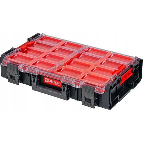 Qbrick System ONE Organiser XL 2.0 impilabile 582 x 387 x 131 mm 13,5 l IP66 con 6 inserti e 6 divisori (1/4)
