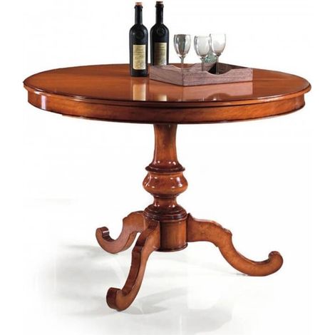 Tavolo in legno allungabile rotondo Noce Bassano Dimensione Tavoli: Ø 120 cm