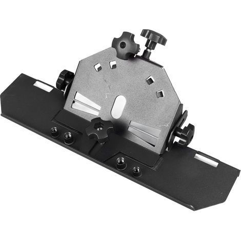 Machine à chanfreiner les carreaux 45° pour meuleuse 115/125, outil de biseautage céramique noir avec vis et écrou (1/5)