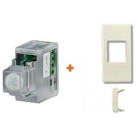 Keystone sensore infrarossi ad incasso filare compatibile Legrand Cross bianca