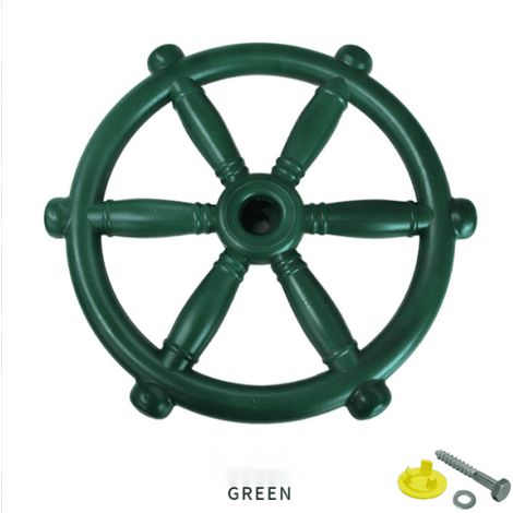 Volant de bateau pirate pour aire de jeux (1/2)