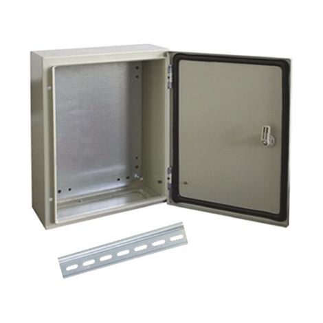 Coffret mural RS PRO en Acier Gris dim. ext. 800 x 600 x 210mm, IP66 ( Prix pour 1 Kit )