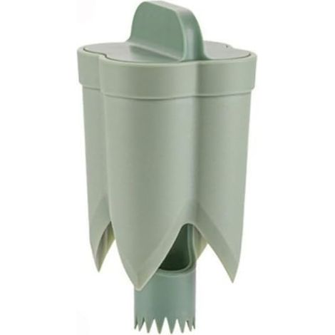 Vide-poivre 2 en 1 pour fruits et poivres, ustensile de cuisine portable, outil de vidage des légumes (vert) (1/5)
