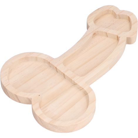 Plateau apéritif bois naturel 24x15x1.5cm, planche repas pour camping, pique-nique, randonnée, plateau à charcuterie (1/5)