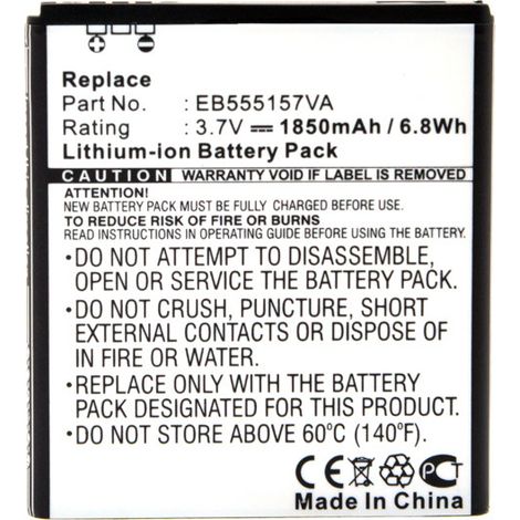 NX - Batterie téléphone, smartphone, GSM pour Samsung 3.7V 1850mAh - EB555157VAEB555157