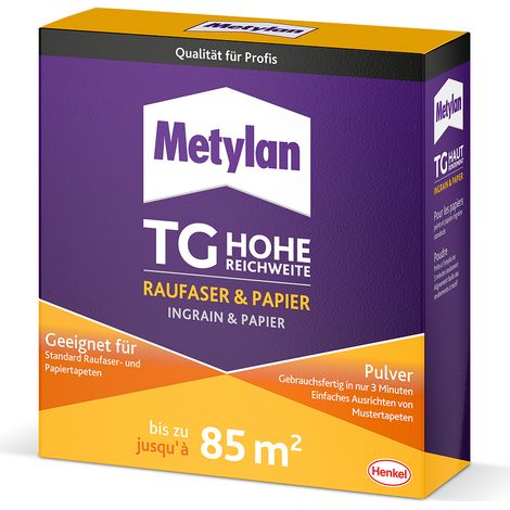 Metylan TG Hohe Reichweite Raufaser & Papier Pulver 500 g MTRP (1/2)