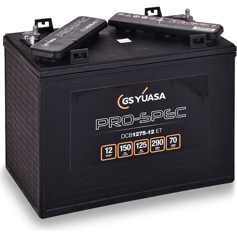 Yuasa - Batterie traction YUASA PRO-SPEC DCB1275-12 12V 150Ah M8-V (1/3)