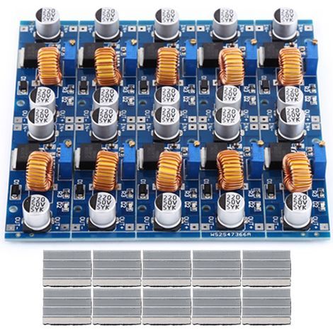 10 Stück XL4015 5A DC-DC-Netzteilmodul Abwärtsregler Lithium-Ladegerät (1/5)