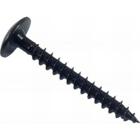 Vis bois penture Torx 6 x 40 mm Zinguée noire - Boite de 200 pcs - Fixtout VPX0604006B